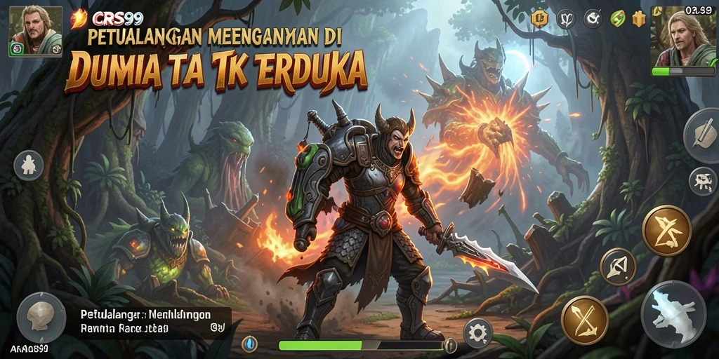 Gameplay penuh aksi dalam petualangan seru di CRS99.