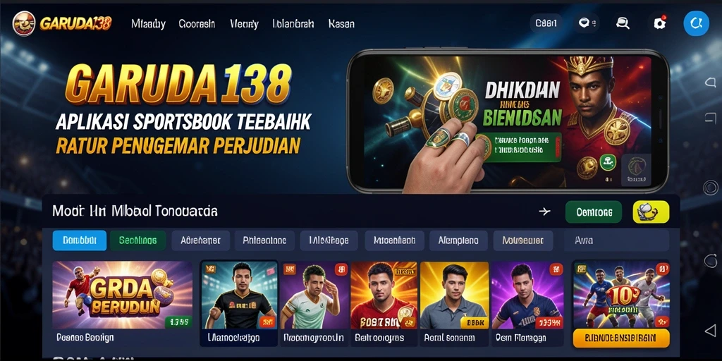 Tampilan gameplay Sportsbook dari GARUDA138 yang menarik dan interaktif.