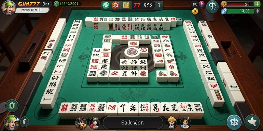 Screenshot utama menampilkan gameplay Mahjong yang seru dan menantang.