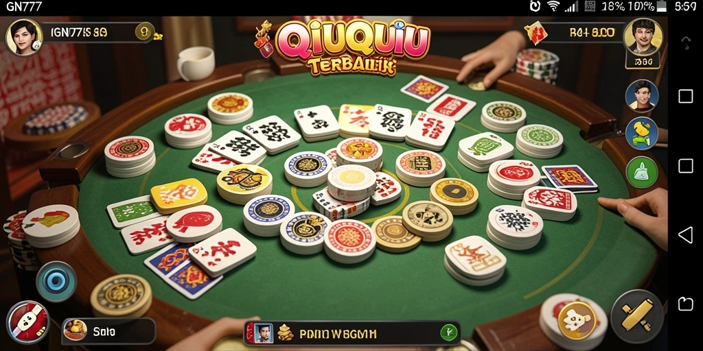 Gameplay QiuQiu yang seru dan menantang di GN777.