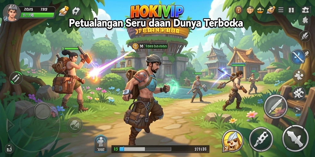 Gambaran menarik dari gameplay Open World di HOKIVIP.