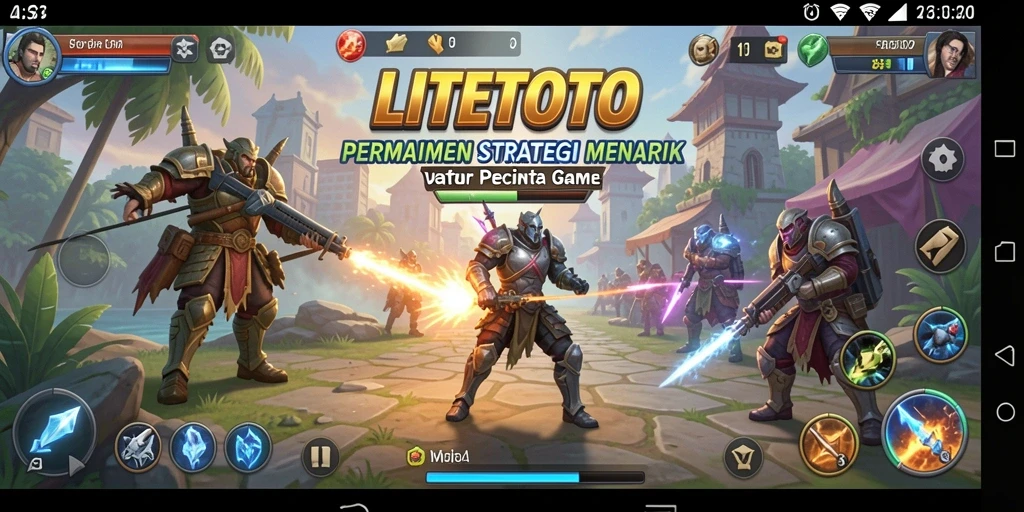 Tampilan gameplay menarik dari LITETOTO yang penuh strategi.