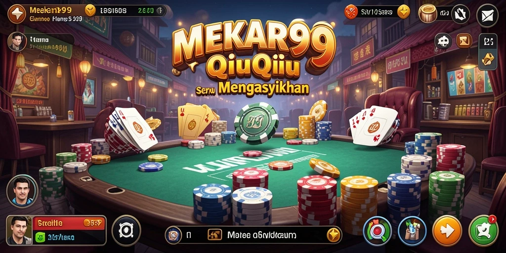 Tampilan gameplay seru MEKAR99 dalam mode QiuQiu.