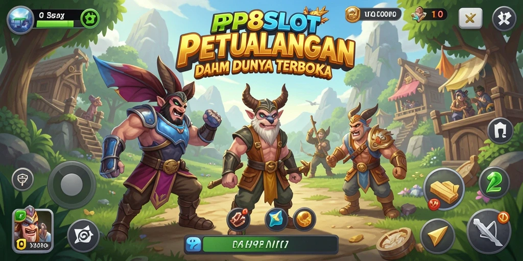Gameplay seru dalam dunia terbuka di PP8SLOT.