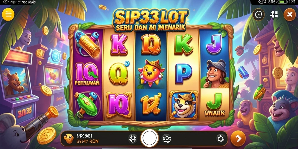 Tampilan menarik dari gameplay SIP33 dengan mesin slot yang beragam.
