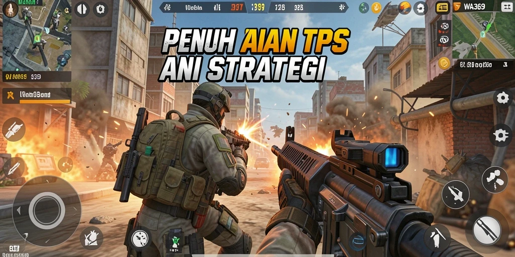 Tampilan gameplay seru dalam WA369 dengan aksi tembak-menembak mendebarkan.